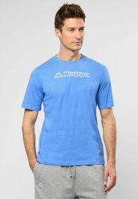 Kappa 3-PACK - T-shirt print - blue grey md melange black
