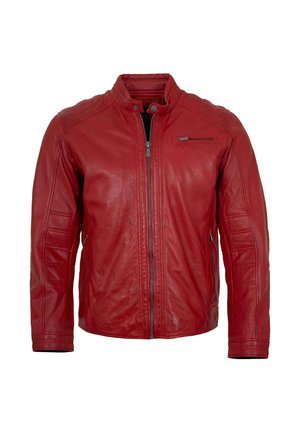 RIGA - Lederjacke - rot