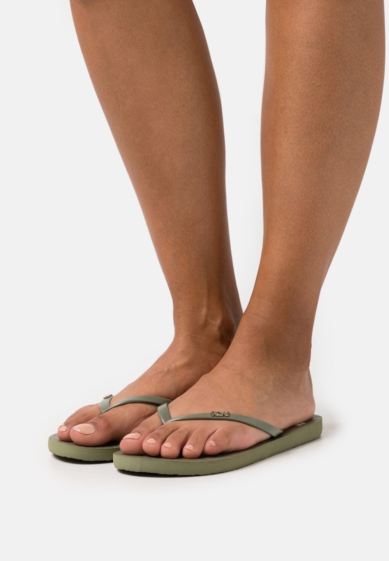 Roxy VIVA - Sandálias em T - army green