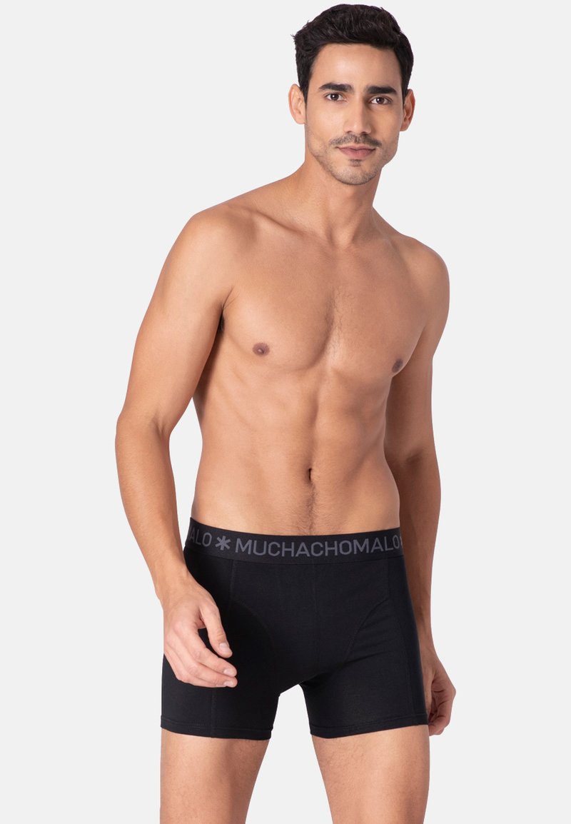MUCHACHOMALO 2-PACK - Boxer alsónadrág - beige black