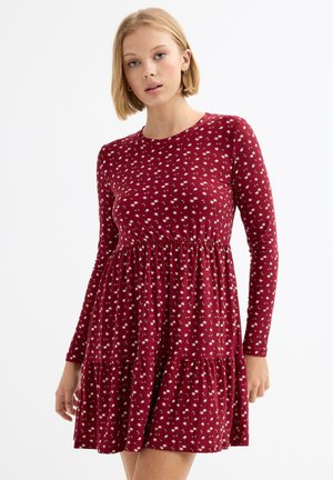 FLORES - Vestido ligero - rojo