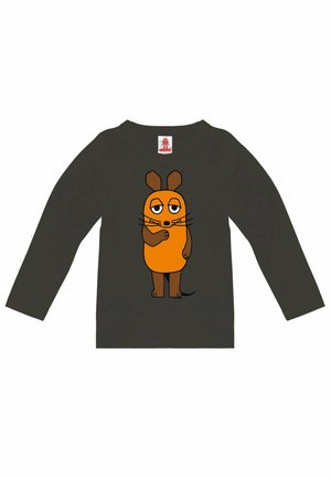 LANGARM DIE SENDUNG MIT DER MAUS DIE MAUS - Long sleeved top - grau blau