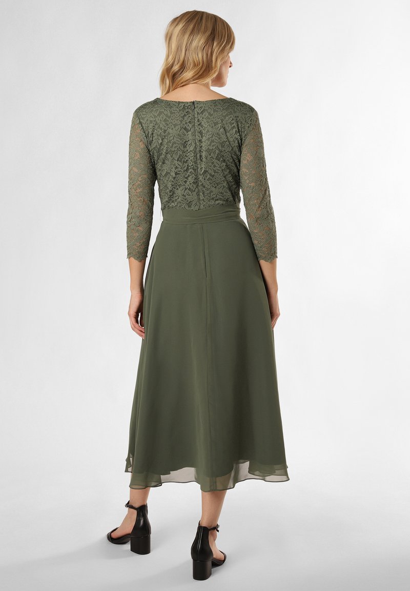 Swing Cocktail dress Party dress khaki/green Zalando