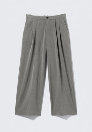 LOW WAIST - Trousers - grey