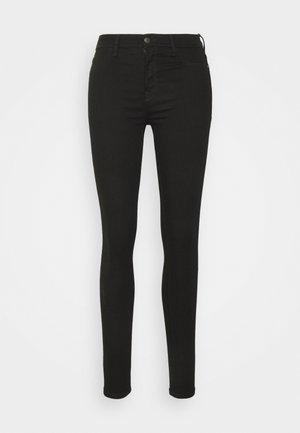 MEDIUM RISE - Jeggings - black rinse