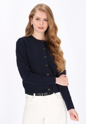 Strickjacke - navy