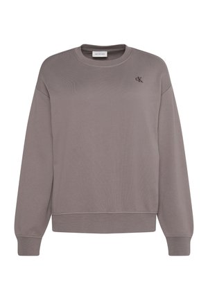 Calvin Klein Jeans, MONOGRAM FRENCH TERRY - Φούτερ - iron
