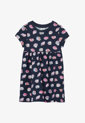 AUSGESTELLTES MIT ALL-OVER-PRINT - Haljina od žerseja - tiefblau