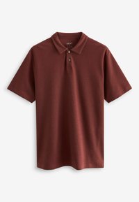 Next THREE PACK - Polo majica - grey clay red ecru textured