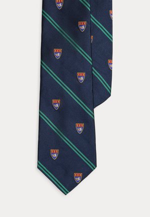 Polo Ralph Lauren, STRIPED SILK CLUB TIE - Cravatta - navy/green