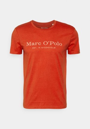 T-shirt med print - red