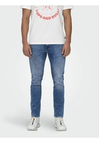 Only & Sons - Jeans slim fit - medium blue denim Miniatyrbild 1