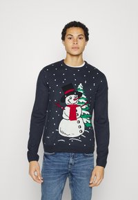 Only & Sons ONSX-MAS LET IT SNOW - Camisola - dark navy