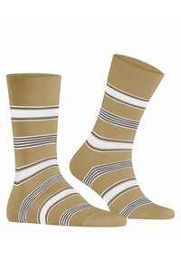FALKE Marina Stripe - Socken - jute
