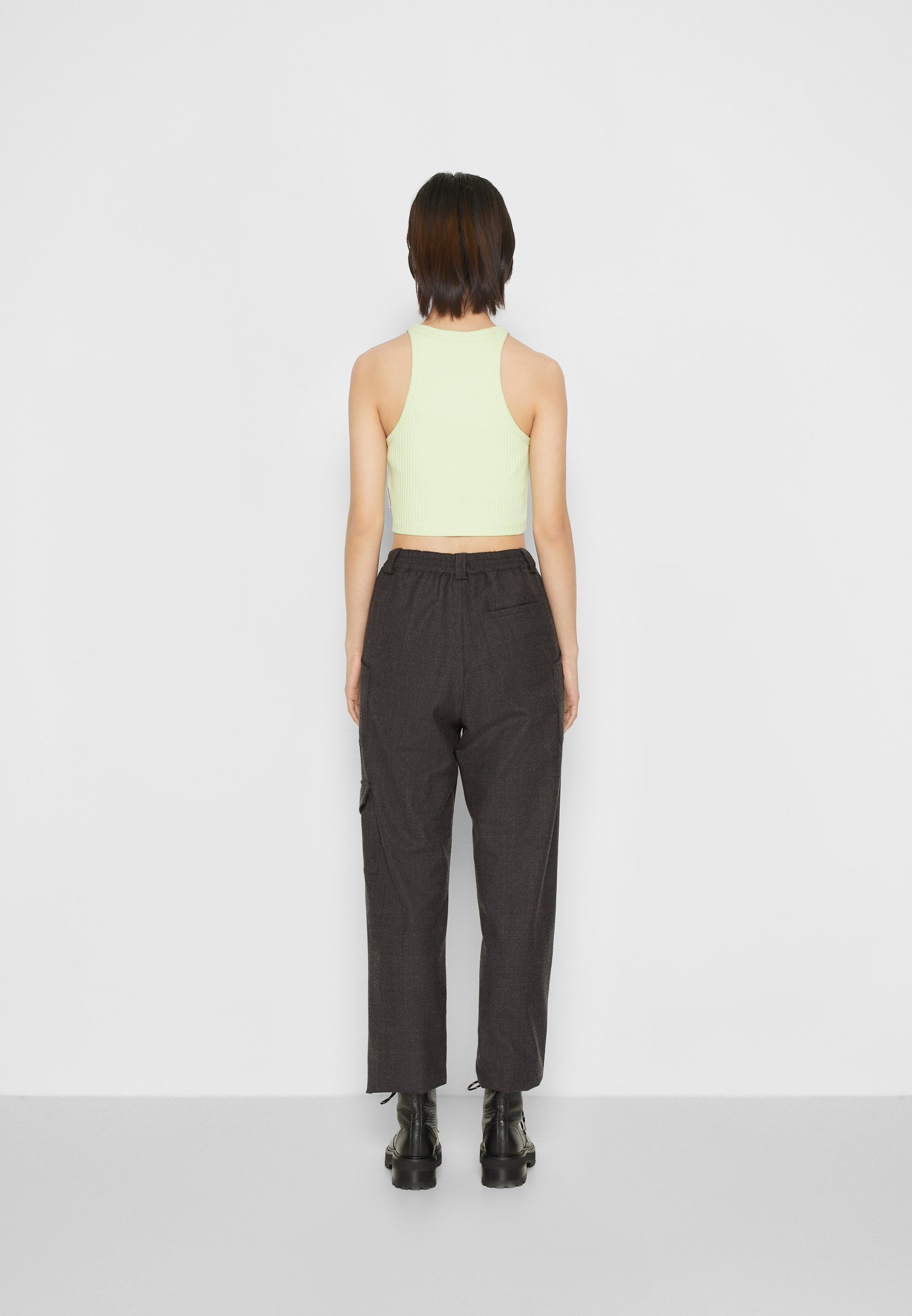 PANTS - Cargo trousers - dark grey 