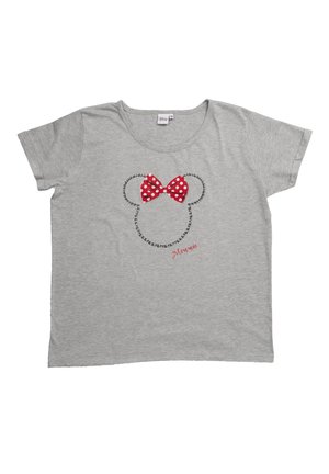 Print T-shirt - grau