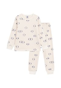 Petit Bateau MOLLETON WARM PENGUINS - Pyjamas - milk/soir