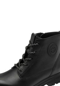 Tamaris Botines con cordones - black leather