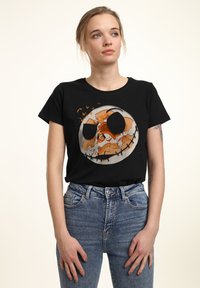 Disney NIGHTMARE BEFORE CHRISTMAS PAPER HALLOWEEN - T-shirt imprimé - black