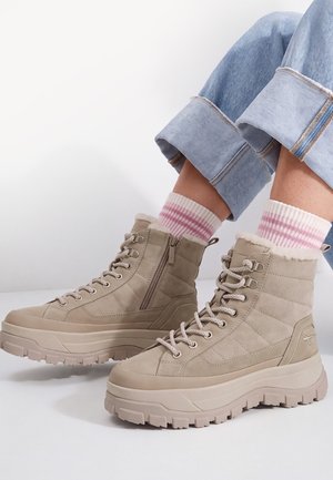 Tamaris, STIEFELETTE - Bottes de neige - taupe