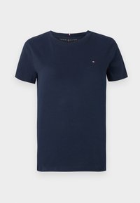 HERITAGE CREW NECK TEE - Jednoduché tričko - dark night navy
