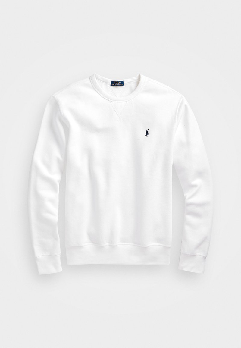 Polo Ralph Lauren THE RL FLEECE SWEATSHIRT - Sweater - white/wit -  Zalando.nl