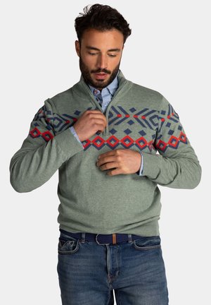 Trui - soft green melange