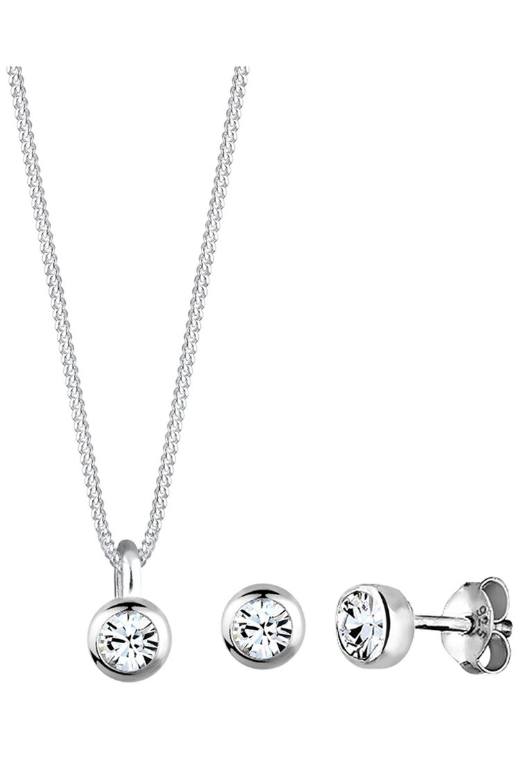 Damen Halsketten | Elli GLASS CRYSTAL Ohrringe white/weiß - EC18132 Damen Halsketten | Elli GLASS CRYSTAL Ohrringe white/weiß - EC18132