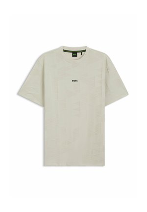 BOSS, BOSS TS_NETWORK JQ - T-Shirt print - light beige two
