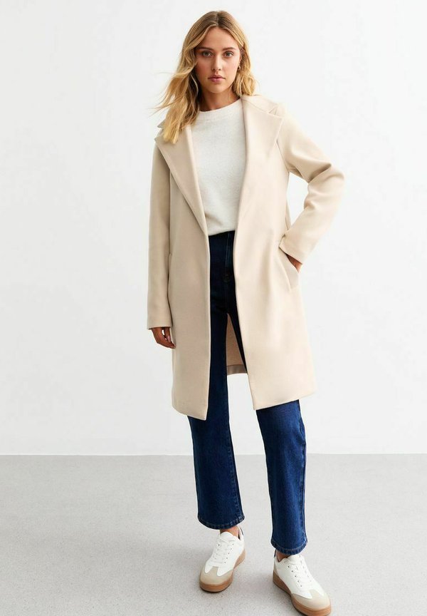 UNLINED - Klassischer Mantel - stone