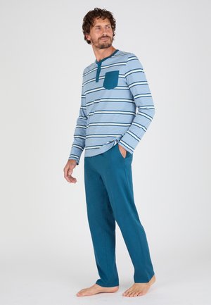 SET - Pigiama - bleu rayé