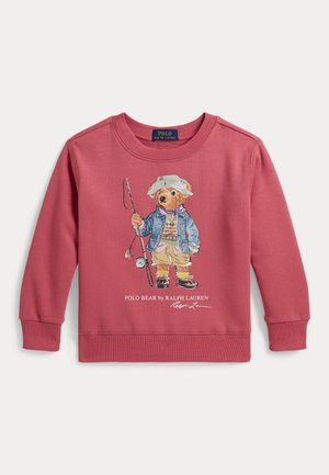 Polo Ralph Lauren, POLO BEAR FLEECE SWEATSHIRT 2-6Y - Φούτερ - adirondack berry