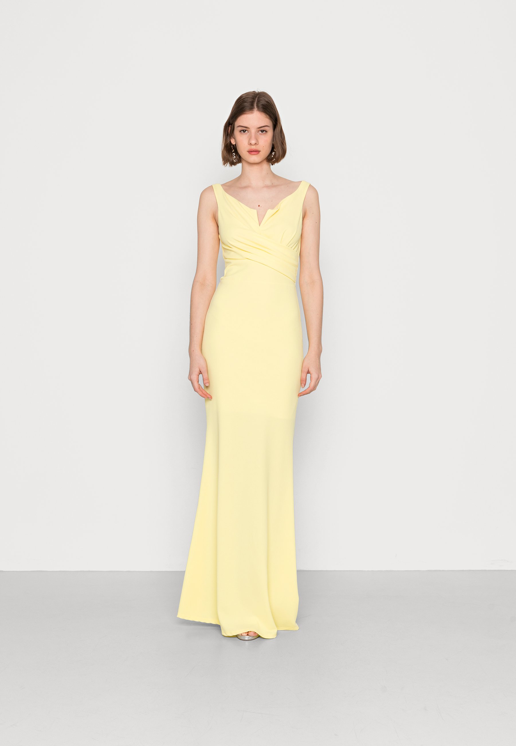 WAL G. KIA OFF THE SHOULDER MAXI DRESS 
