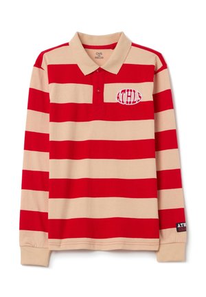 Longsleeve - beige red