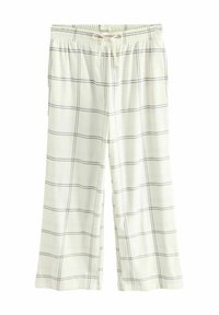 Next TALL FIT - SOFT - Pyjamahousut/-shortsit - ecru check