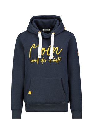 MOIN MIT BESTICKUNG - Kapuzenpullover - dark blue