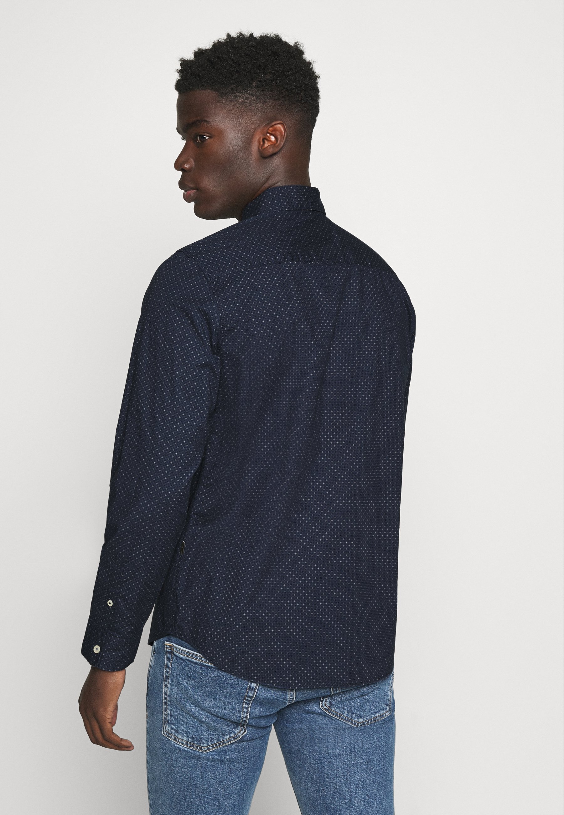 TOM TAILOR REGULAR PRINTED Skjorte navy blue Zalando.no TOM TAILOR REGULAR PRINTED Skjorte blue Zalando.no
