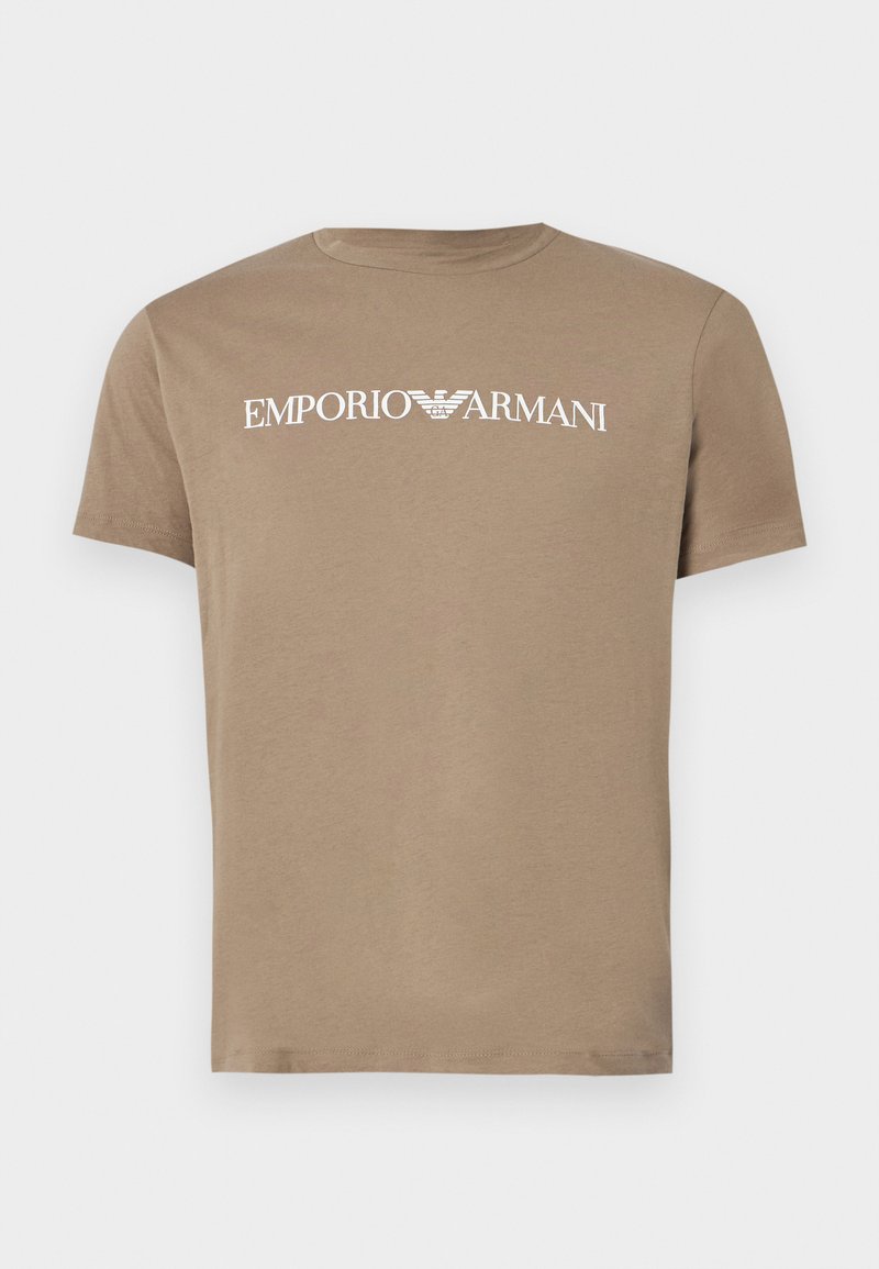 Emporio Armani T-shirt print taupe