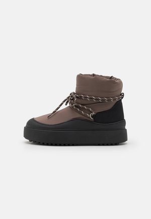 Bottines à plateau - khaki