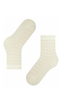 FALKE Granny Square - Socken - off white