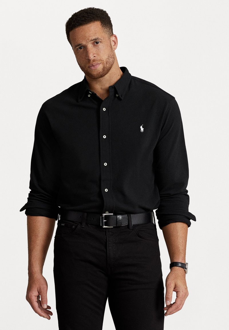 Polo Ralph Lauren Big & Tall FEATHERWEIGHT MESH SHIRT - Shirt - black