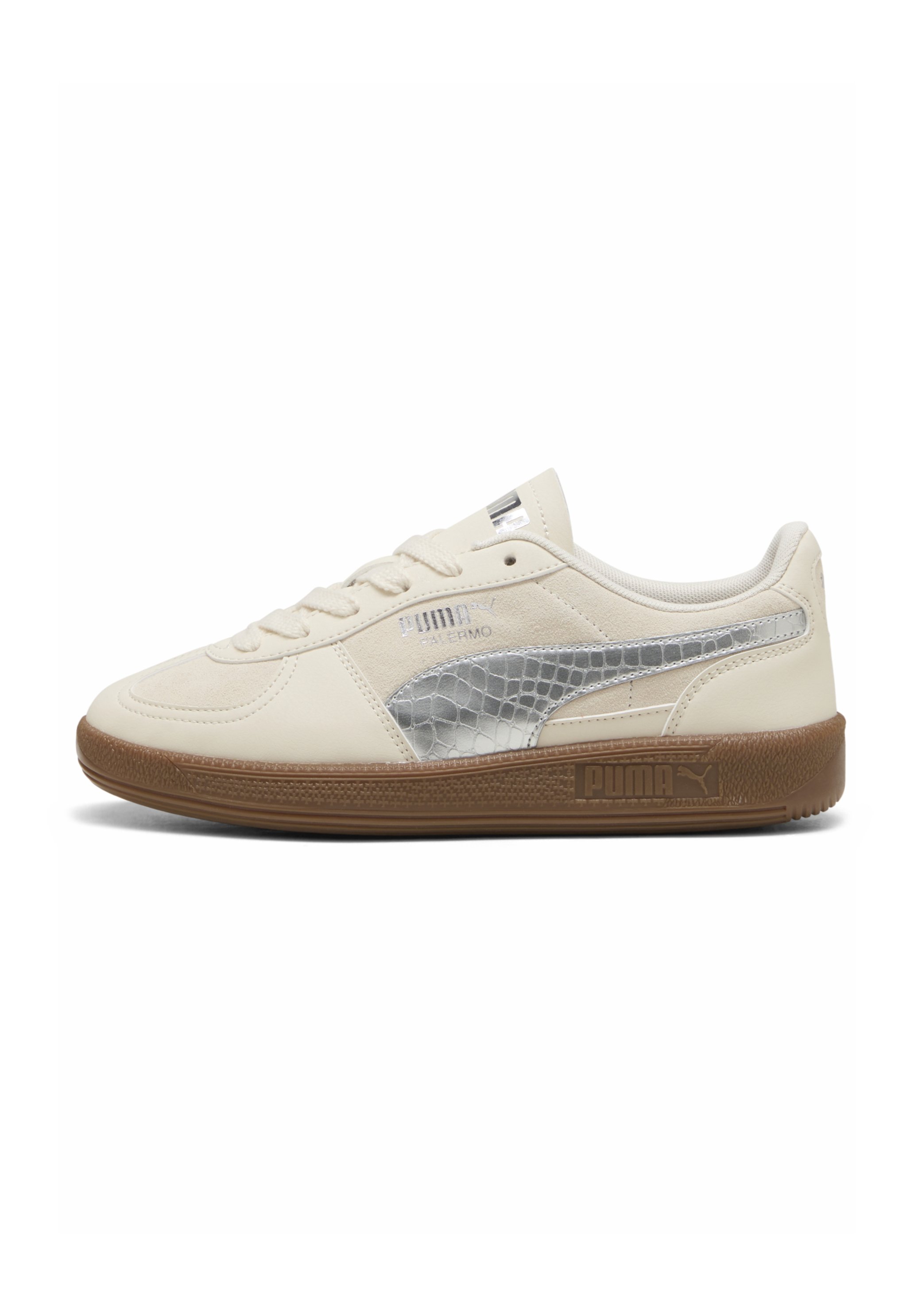 Puma PALERMO METALLIC SAFARI JR UNISEX - Trainers - alpine snow