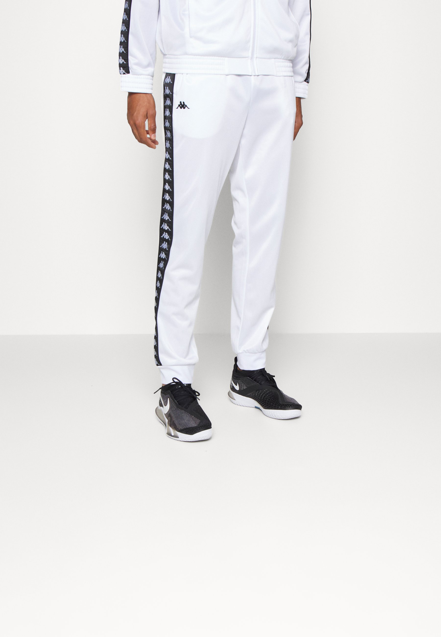 Kappa Tracksuit - bright white/white 