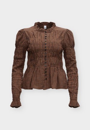 YAS, YASNOTA SMOCK TOP - Chemisier - carafe/nota