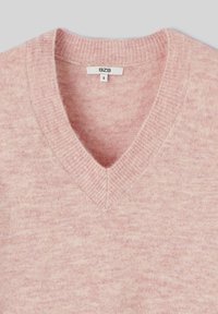 BZB COL V UNI - Pullover - rose pâle