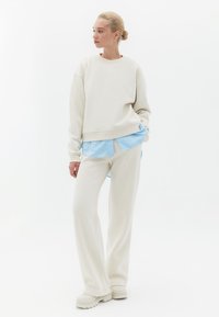 OXXO HIGH RISE STRAIGHT FIT  - Träningsbyxor - silver birch