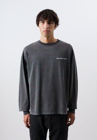 Don't Waste Culture ZABA UNISEX - Μπλούζα με μακριά μανίκια - vintage washed black