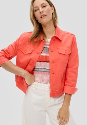 Spijkerjas - hellorange