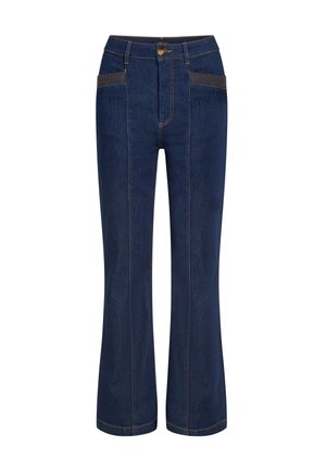 King Louie CHRIS ONYX  - Flared Jeans - deep blue