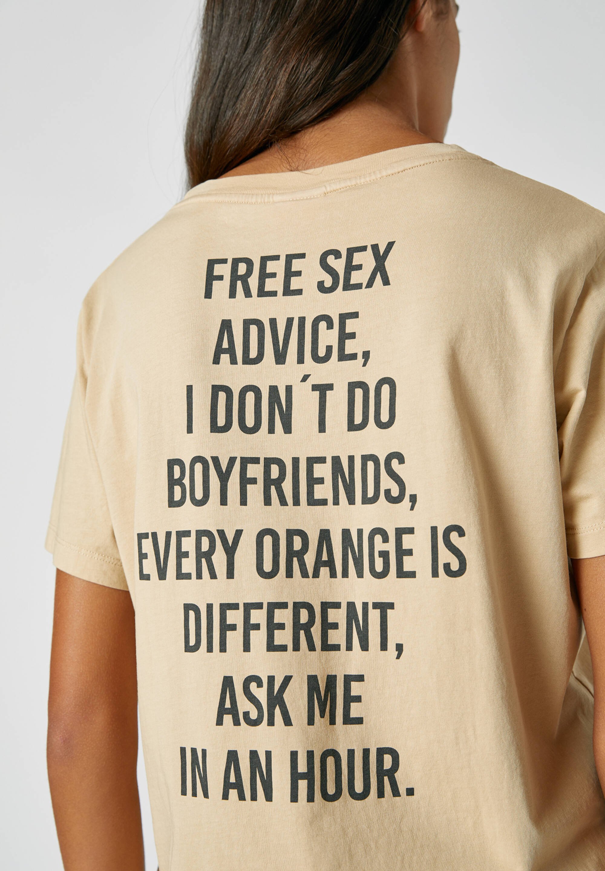 PULL\u0026BEAR T-shirt print - beige/Beige - Zalando.nl